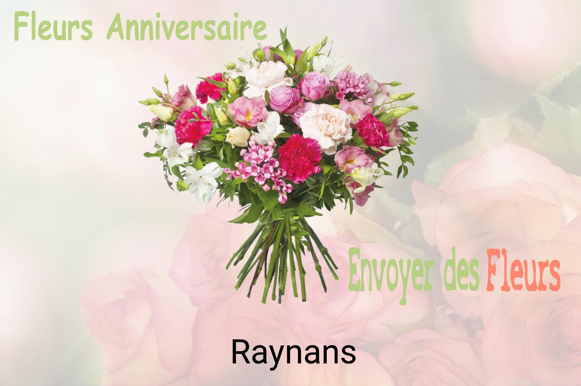 Bouquet de fleurs d’anniversaire livré à Raynans