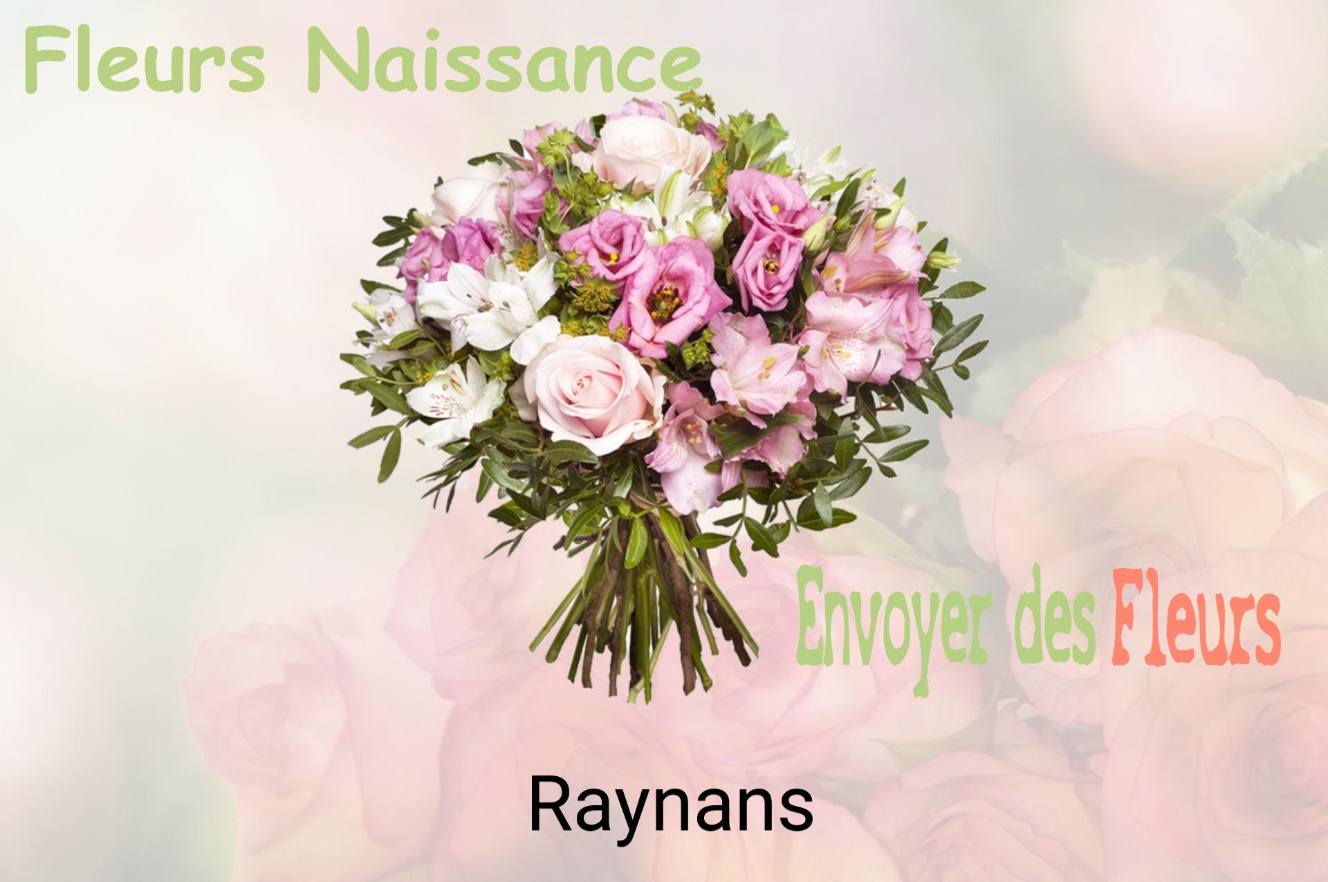 Bouquet de fleurs de naissance livré à Raynans